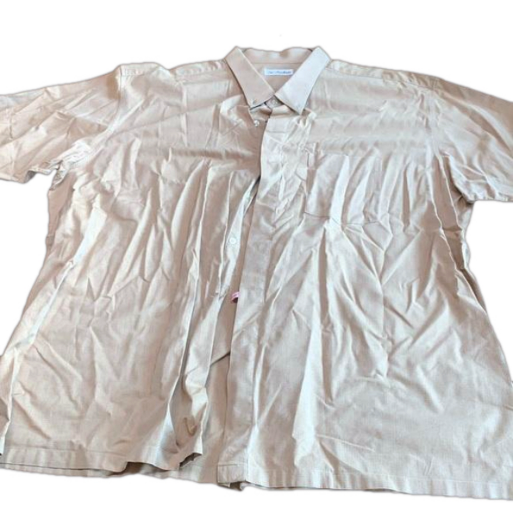 3xl tan button down shirt in box 22